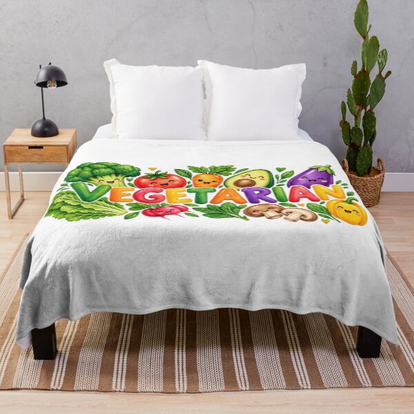 Item preview, Happy Veggies Vegetarian vegan Lifestyle Art designed and sold by JrNergal.