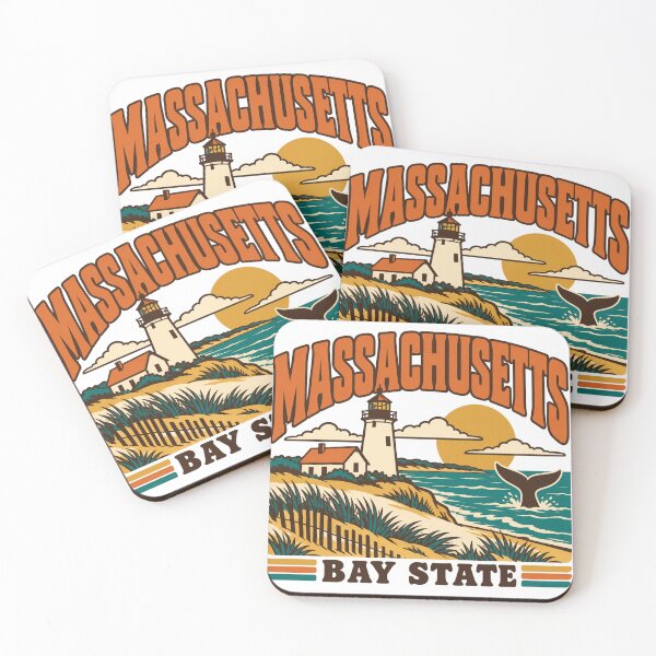 Item preview, Massachusetts Gift - Bay State designed and sold by RedRubyBubble.