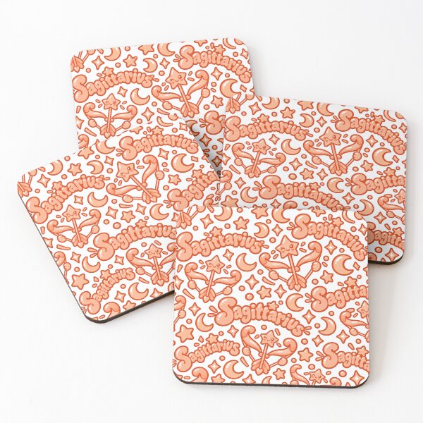 Item preview, Cute Sagittarius Zodiac – Orange Kawaii Bow and Arrow Astrology Art designed and sold by MetaModel Editions.