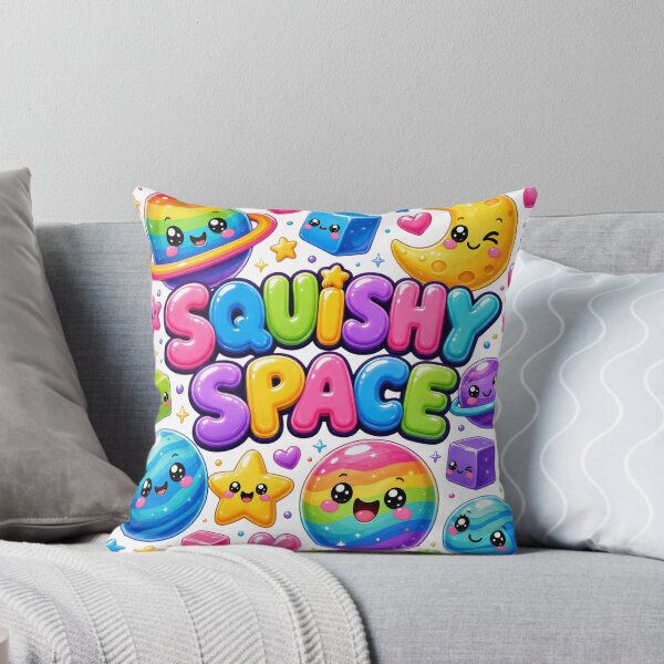 Item preview, Squishy Space Colorful Kawaii Planets Stars Cosmic Design designed and sold by Uniquememorable.