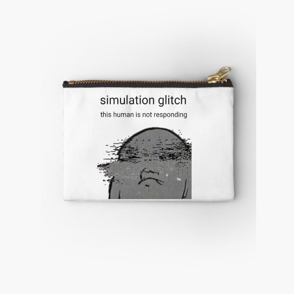 Item preview, Simulation Glitch This Human Is Not Responding designed and sold by Tonya's Way.