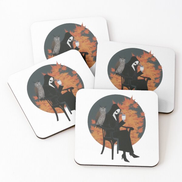 Item preview, Grim Reaper Lounges with Owl designed and sold by For-Cat Studio.