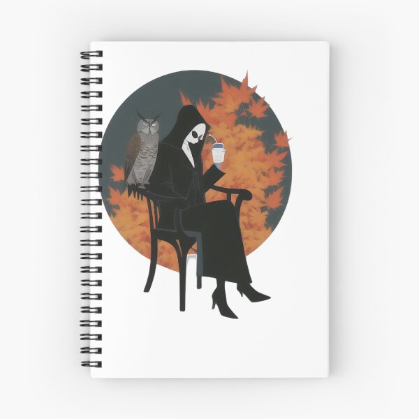 Item preview, Grim Reaper Lounges with Owl designed and sold by For-Cat Studio.