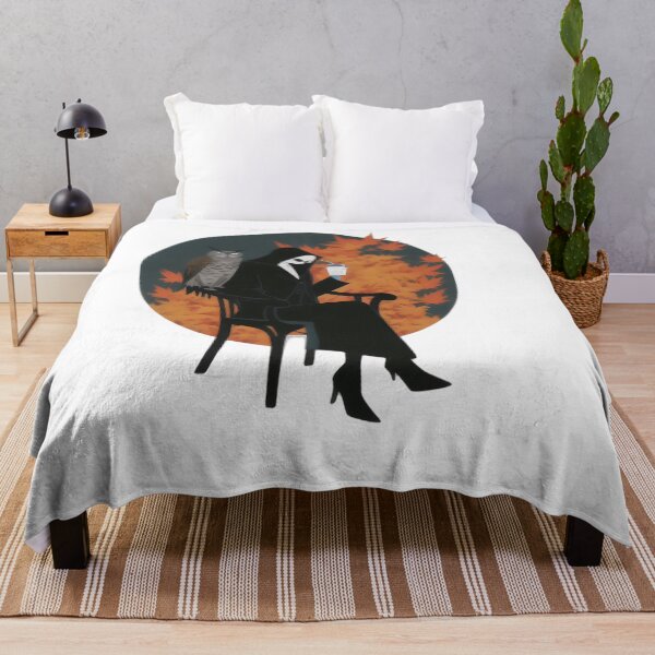 Item preview, Grim Reaper Lounges with Owl designed and sold by For-Cat Studio.