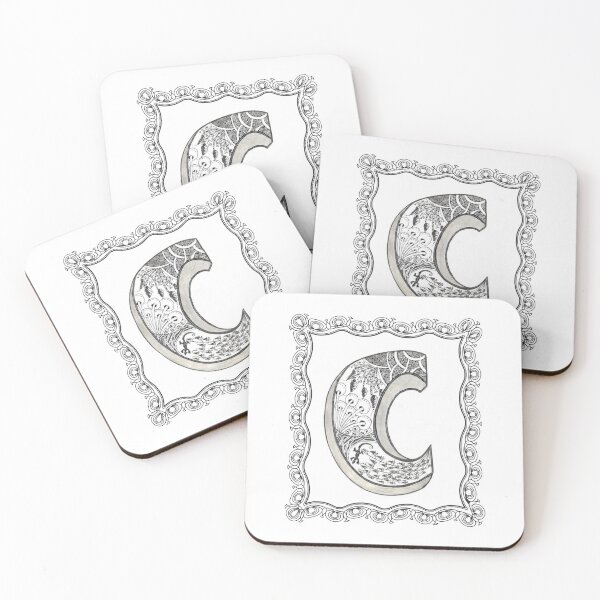 Item preview, Illuminated Letter C  designed and sold by The Outlier Studio.
