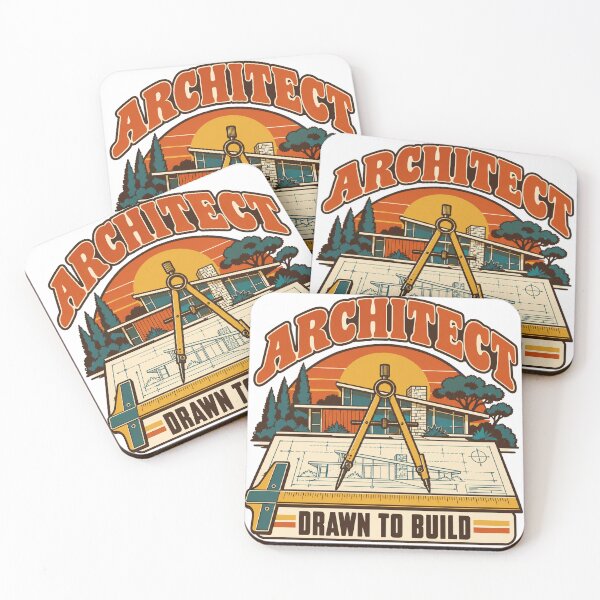Item preview, Architect Gift - Drawn To Build designed and sold by RedRubyBubble.