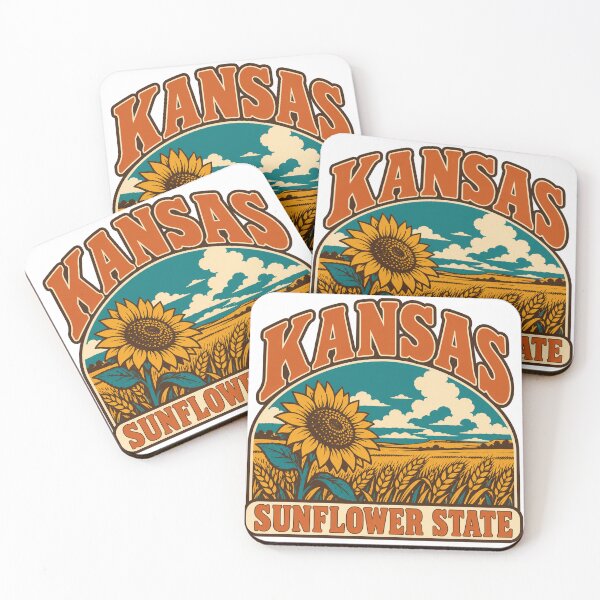Item preview, Kansas Gift - Sunflower State designed and sold by RedRubyBubble.