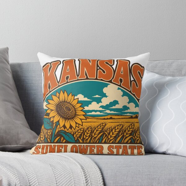 Item preview, Kansas Gift - Sunflower State designed and sold by RedRubyBubble.