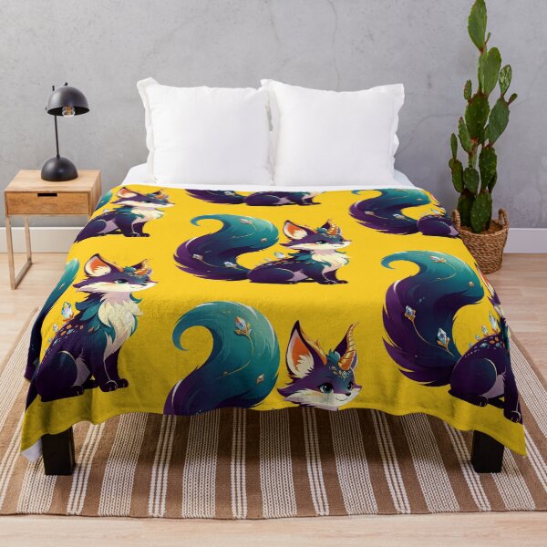 Artikelvorschau, Velvet Tailed Familiar Original Fantasy Fox Creature entworfen und verkauft von urmoments.