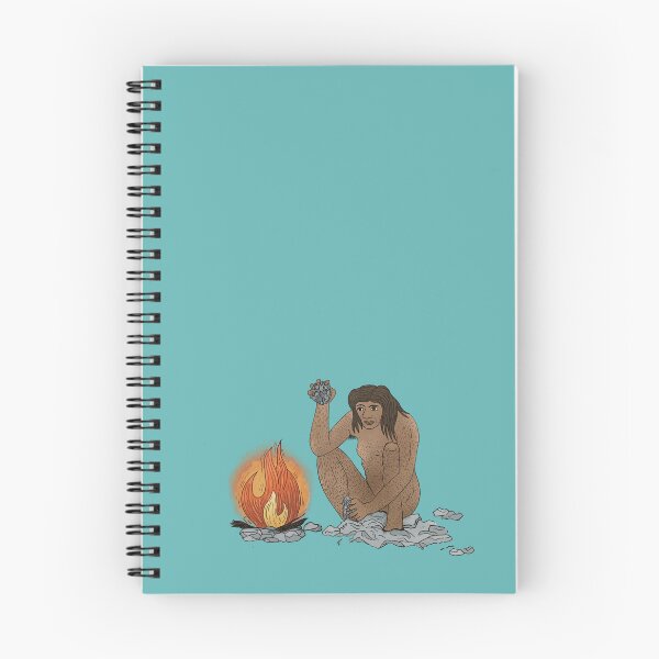 Item preview, Paleolithic Art - Prehistoric Man Making Fire designed and sold by Ancient-Tales.