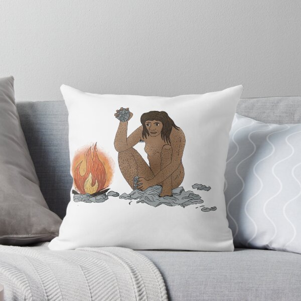 Item preview, Paleolithic Art -  Prehistoric Man Making Fire designed and sold by Ancient-Tales.