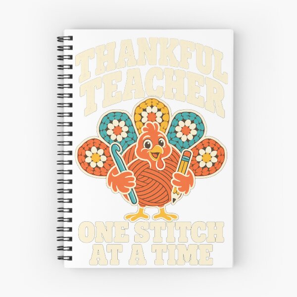 Item preview, Thankful Teacher One Stitch At A Time designed and sold by HappyVibration.