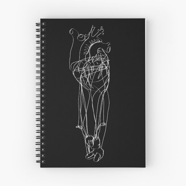 Item preview, Anatomical Heart Female Silhouette Minimal White Outline designed and sold by TatianaEleonor.