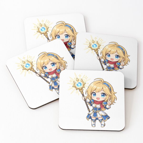 Item preview, Lux Chibi Wild Rift Fan Art designed and sold by Moonlit Tower Art.