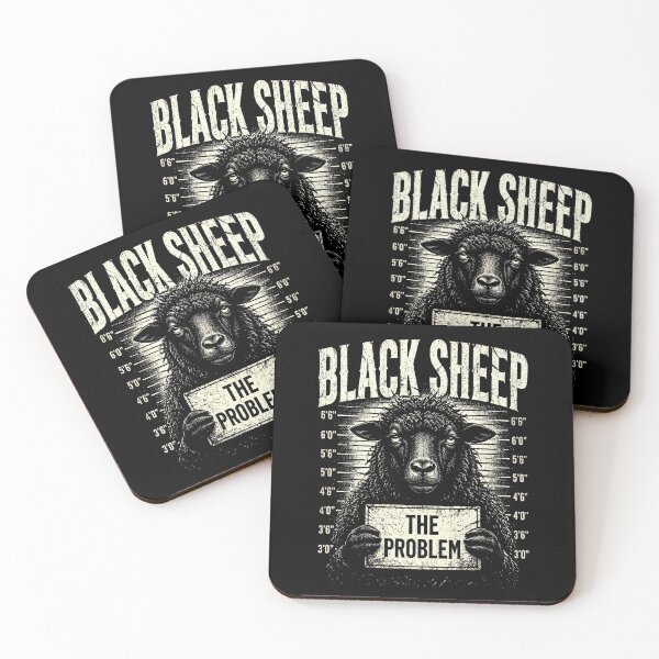 Item preview, Black Sheep The Problem Funny Rebel designed and sold by gunaone-design.