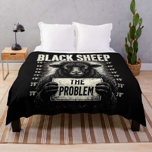 Item preview, Black Sheep The Problem Funny Rebel designed and sold by gunaone-design.