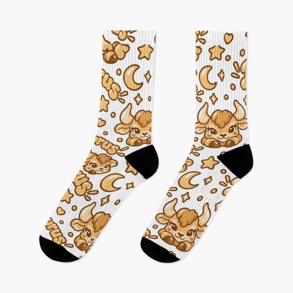 Item preview, Cute Taurus Zodiac – Golden Kawaii Bull Astrology Art designed and sold by MetaModel Editions.