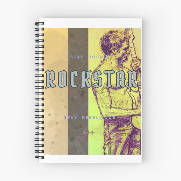 Item preview, Vintage Rockstar Graphic – Distressed Rock Music Art designed and sold by FromtheEast.