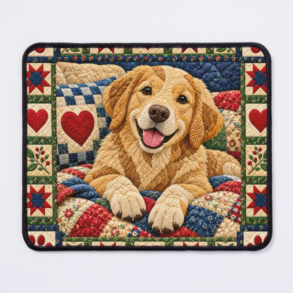 Item preview, Golden Retriever Quilt designed and sold by Elisabeth Lucas.