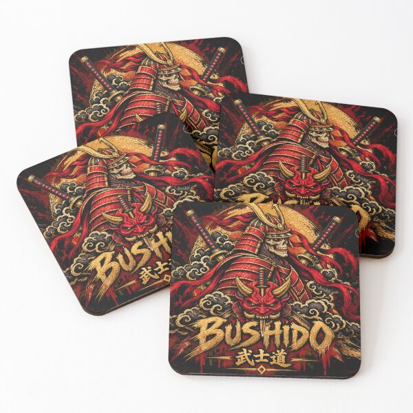 Item preview, Bushido Samurai Warrior | Japanese Oni Demon Skull Dark designed and sold by Fei Long Design Hub.