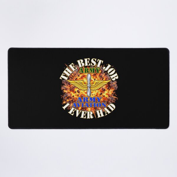 Item preview, The Best Job - I Ever Had - Explosion w  Army Aviation - 3D - Transparent designed and sold by Military Insignia Products.
