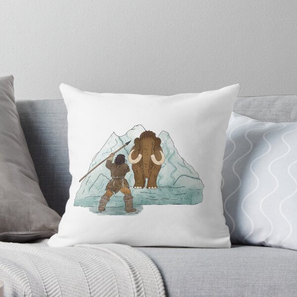 Item preview, Mammoth Hunting – Stone Age Paleoart Prehistoric Humans Paleolithic Art designed and sold by Ancient-Tales.