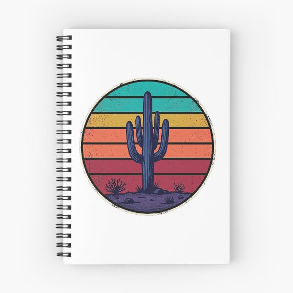 Item preview, Retro Cactus - Vintage Sunset & Southwest Desert Art designed and sold by The Red Lime.