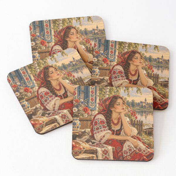Item preview, Polish Folk Vintage – Dziewczyna nad Rzeką designed and sold by Cleora Art .