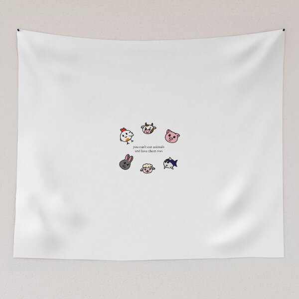 Item preview, don’t eat animals! designed and sold by Animals & Veggies.