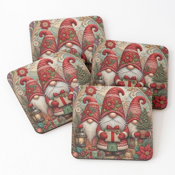 Item preview, Scandinavian-style gnomes designed and sold by Beyond The Canvas.