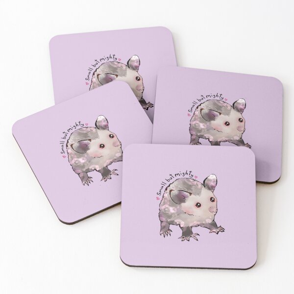 Item preview, Small but mighty | Cute Pastel Goth Opossum designed and sold by pinkybat.