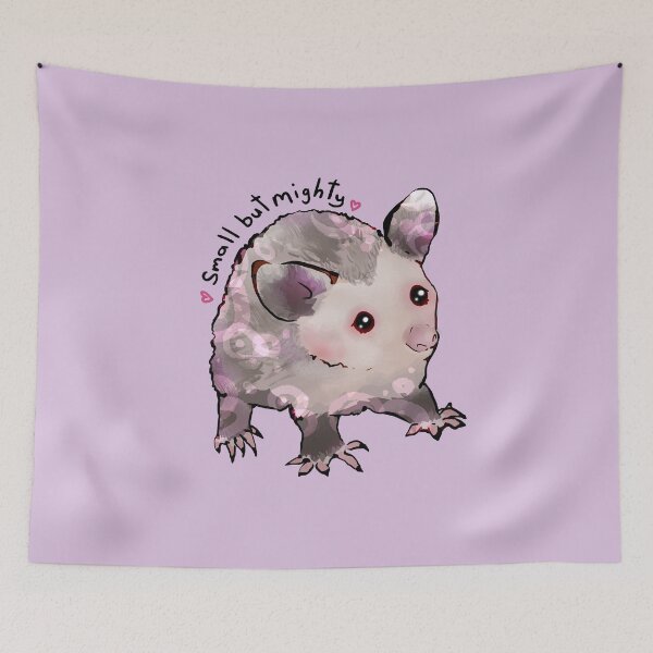 Item preview, Small but mighty | Cute Pastel Goth Opossum designed and sold by pinkybat.