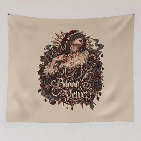 Item preview, Blood & Velvet – Dark Gothic Tudor Queen Art designed and sold by MetaModel Editions.