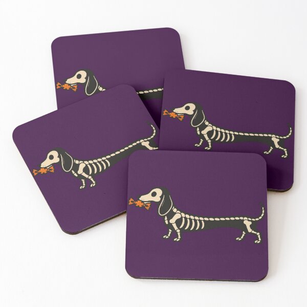 Item preview, Spooky Skeleton Dachshund Halloween Dog designed and sold by Red cherry.