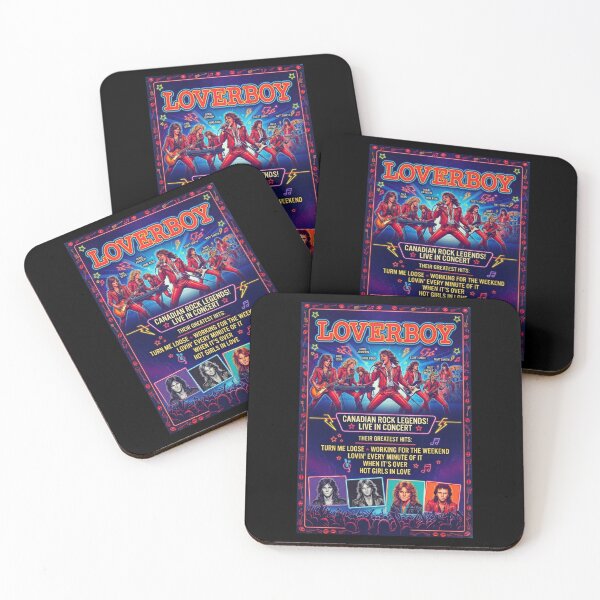 Item preview, Loverboy Band Retro Poster designed and sold by Halifaxartguy.
