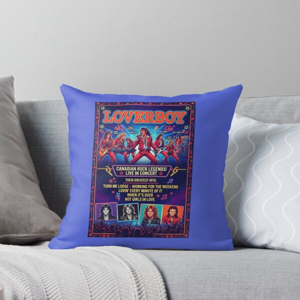 Item preview, Loverboy Band Retro Poster designed and sold by Halifaxartguy.