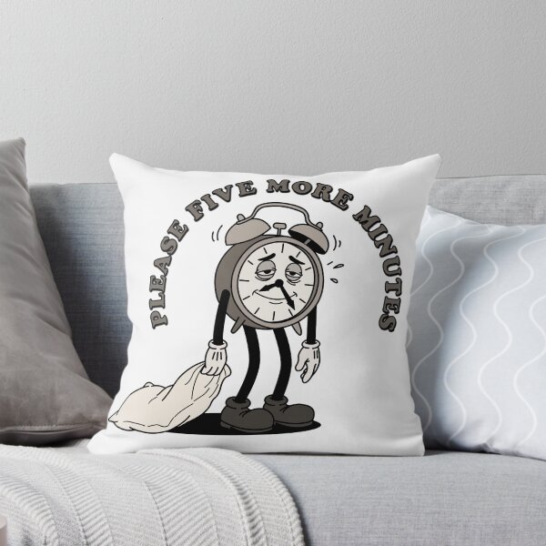 Item preview, Vintage Retro Alarm Clock Mascot - Please Five More Minutes designed and sold by KozbiDesign.
