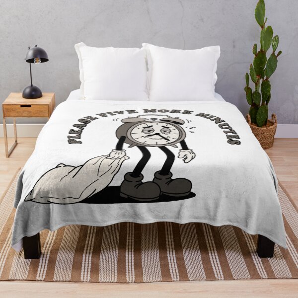 Item preview, Vintage Retro Alarm Clock Mascot - Please Five More Minutes designed and sold by KozbiDesign.