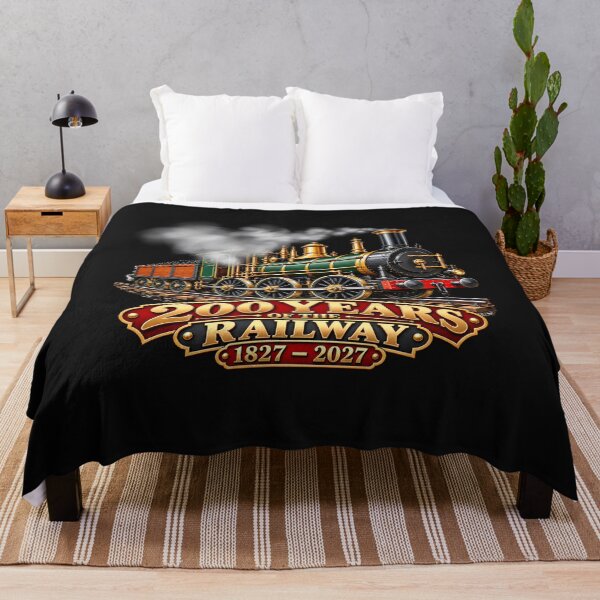 Item preview, 200 Years of the Railway 1827–2027 Vintage Steam Train Anniversary designed and sold by Genius Geek.