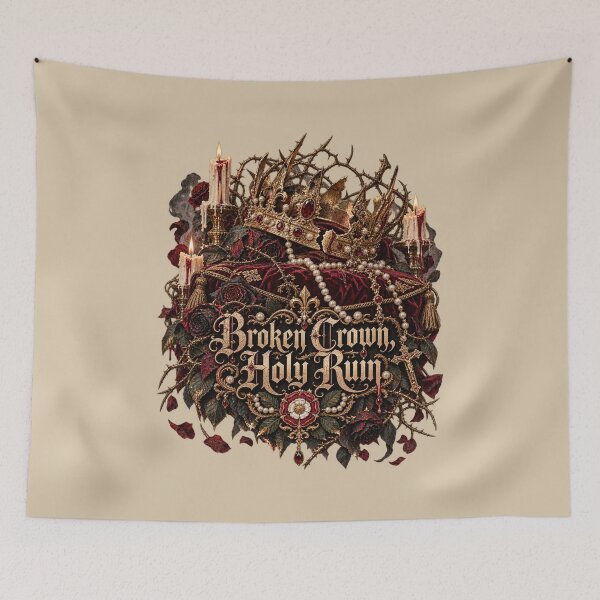 Item preview, Broken Crown, Holy Ruin – Gothic Royalty Dark Art designed and sold by MetaModel Editions.