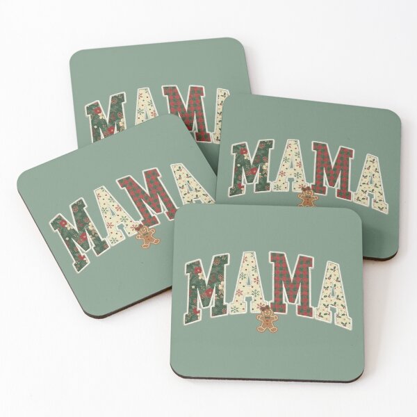 Item preview, Christmas Mama Faux Patchwork Pattern II designed and sold by Lemon Pepper.