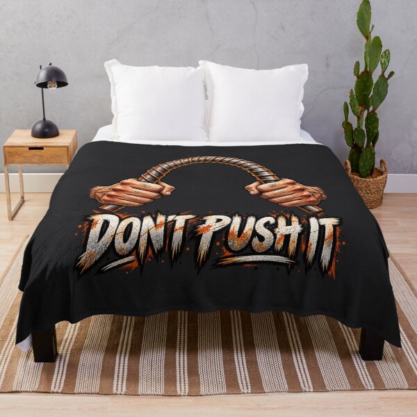 Item preview, Don't Push It – Funny Bent Rebar Design designed and sold by Mizaideas.