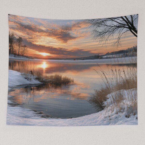 Item preview, Winter Lakeside Morning 01 designed and sold by Neo-Chrio.