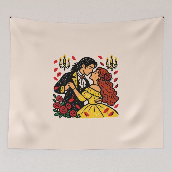 Item preview, Phantom of the Opera Happy Ending Beautiful Romance Drawing designed and sold by NerdiPop.