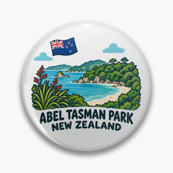 Item preview, Abel Tasman Park New Zealand Flag Cute City designed and sold by HowToCanadian.
