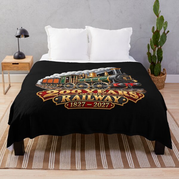 Item preview, 200 Years of the Railway 1827–2027 Vintage Steam Train Anniversary designed and sold by Genius Geek.
