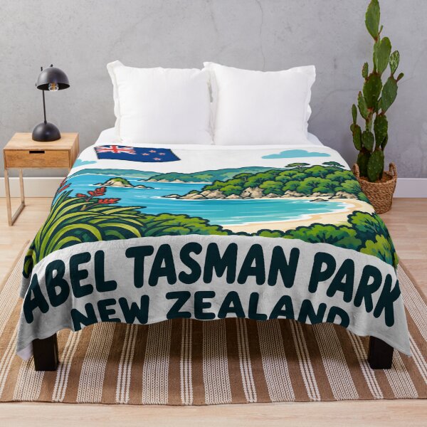 Item preview, Abel Tasman Park New Zealand Flag Cute City designed and sold by HowToCanadian.