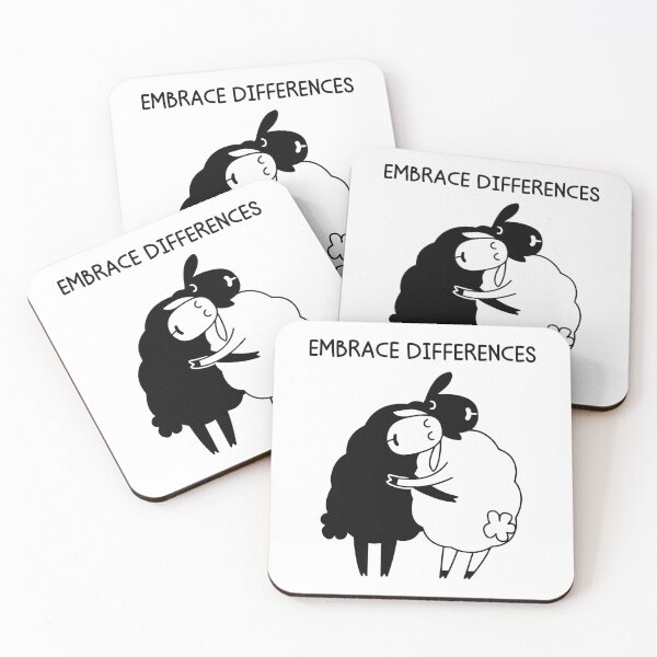 Item preview, Embrace Differences Sheep Hugging designed and sold by gunaone-design.