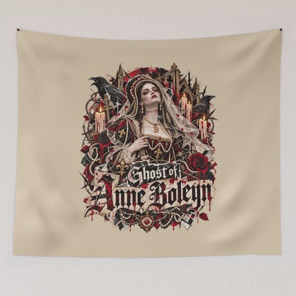 Item preview, Ghost of Anne Boleyn – Gothic Punk Tudor Queen Collage designed and sold by MetaModel Editions.