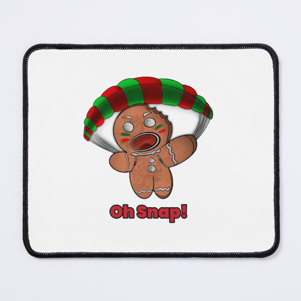 Item preview, Oh Snap! - Parachuting Gingerbread Man designed and sold by TinyChaosTreasures.